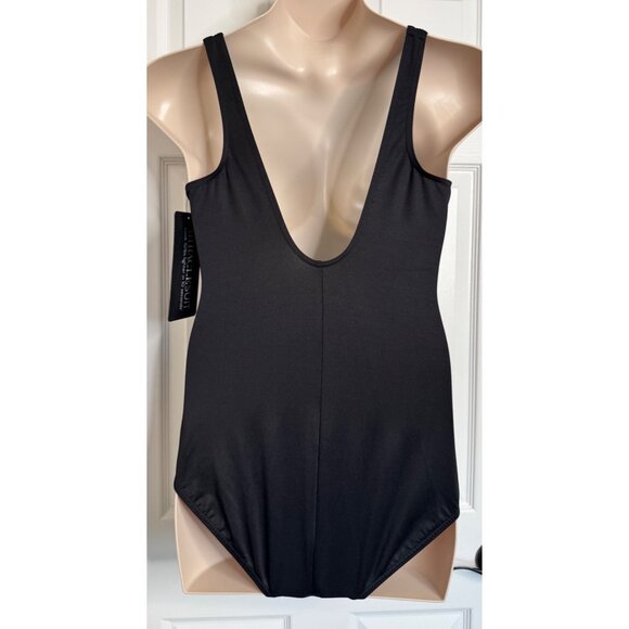 Miracle Suit Black Regatta Size 14 One Piece Swimsuit NWT High Neck - Picture 2 of 13